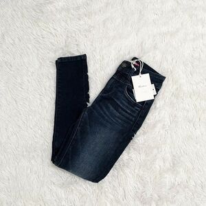Girls KanCan Slim High Rise Skinny Stretch Jean in Dark Blue Size 12